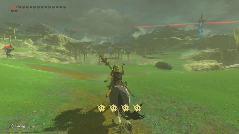 The constant rain cloud hanging over this one area in western Hyrule